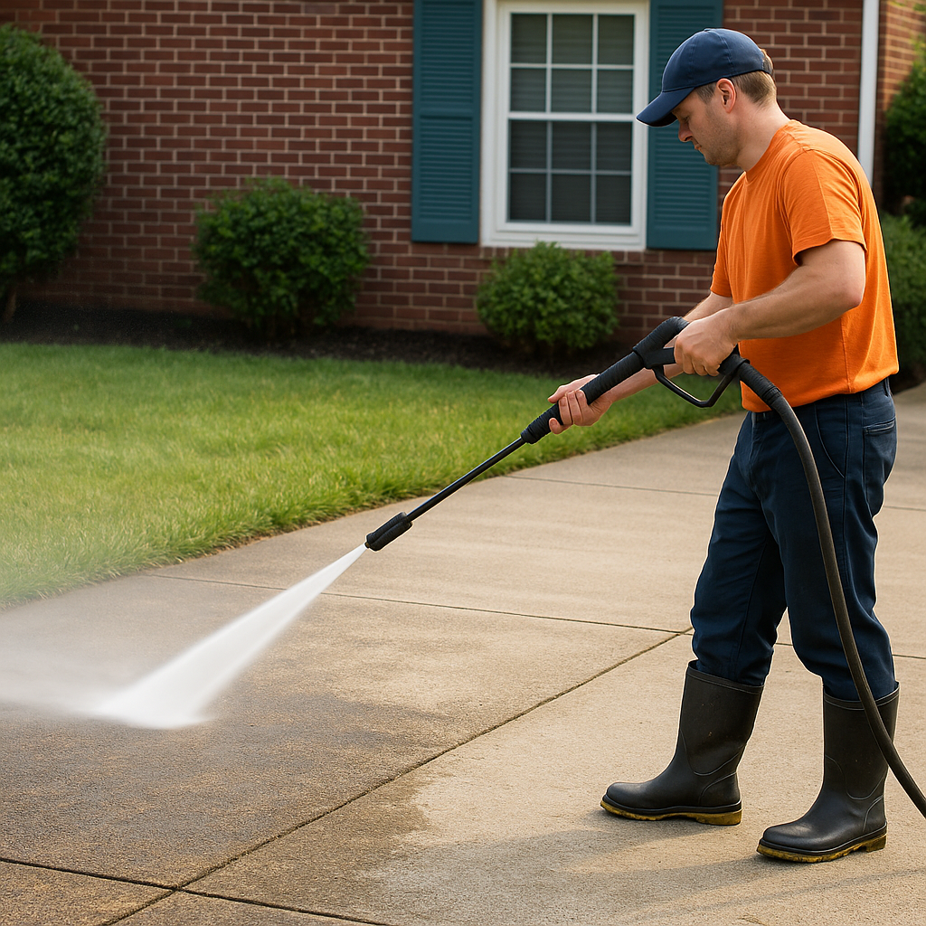 Pressure Washing Driveways Wake Forest Raleigh